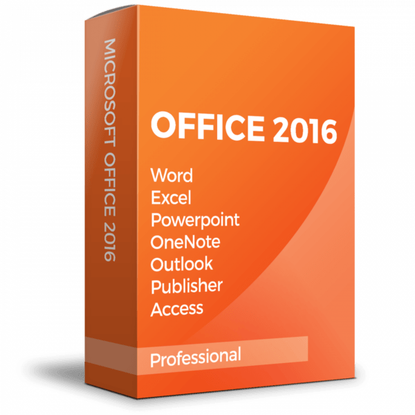 Microsoft Office 2016 Professional Plus (PC) 32/64 Bits (Retail)